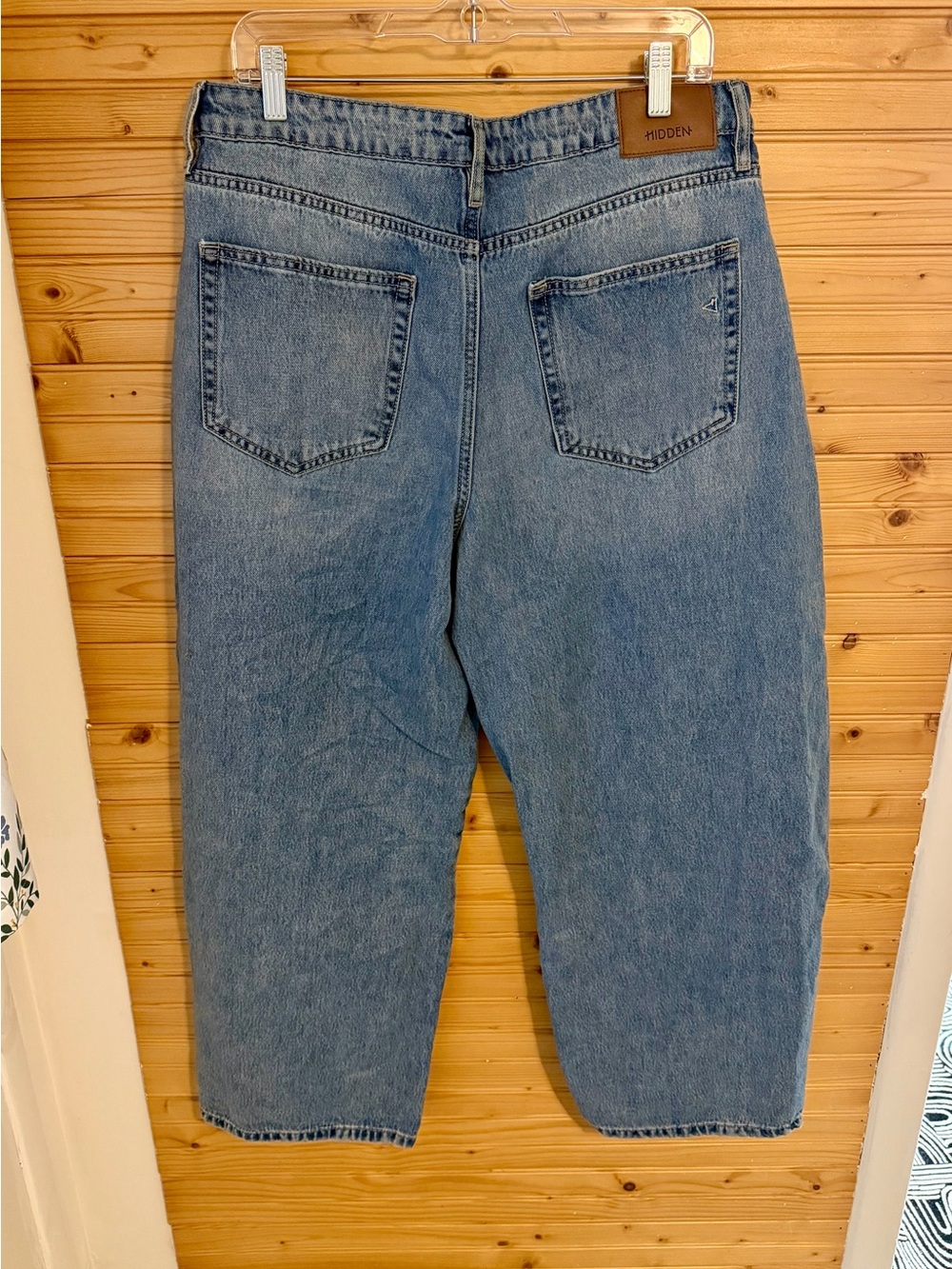 Los Angeles Light Blue Barrel Denim Jeans - Picture 2 of 5